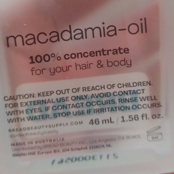 Bread Macadamia Oil - Picture 4 of 5